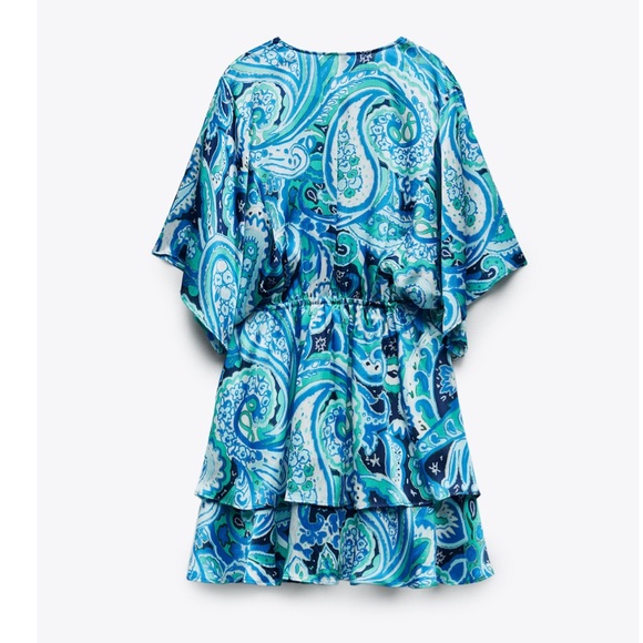 Zara flowy blue dress - Picture 5 of 7